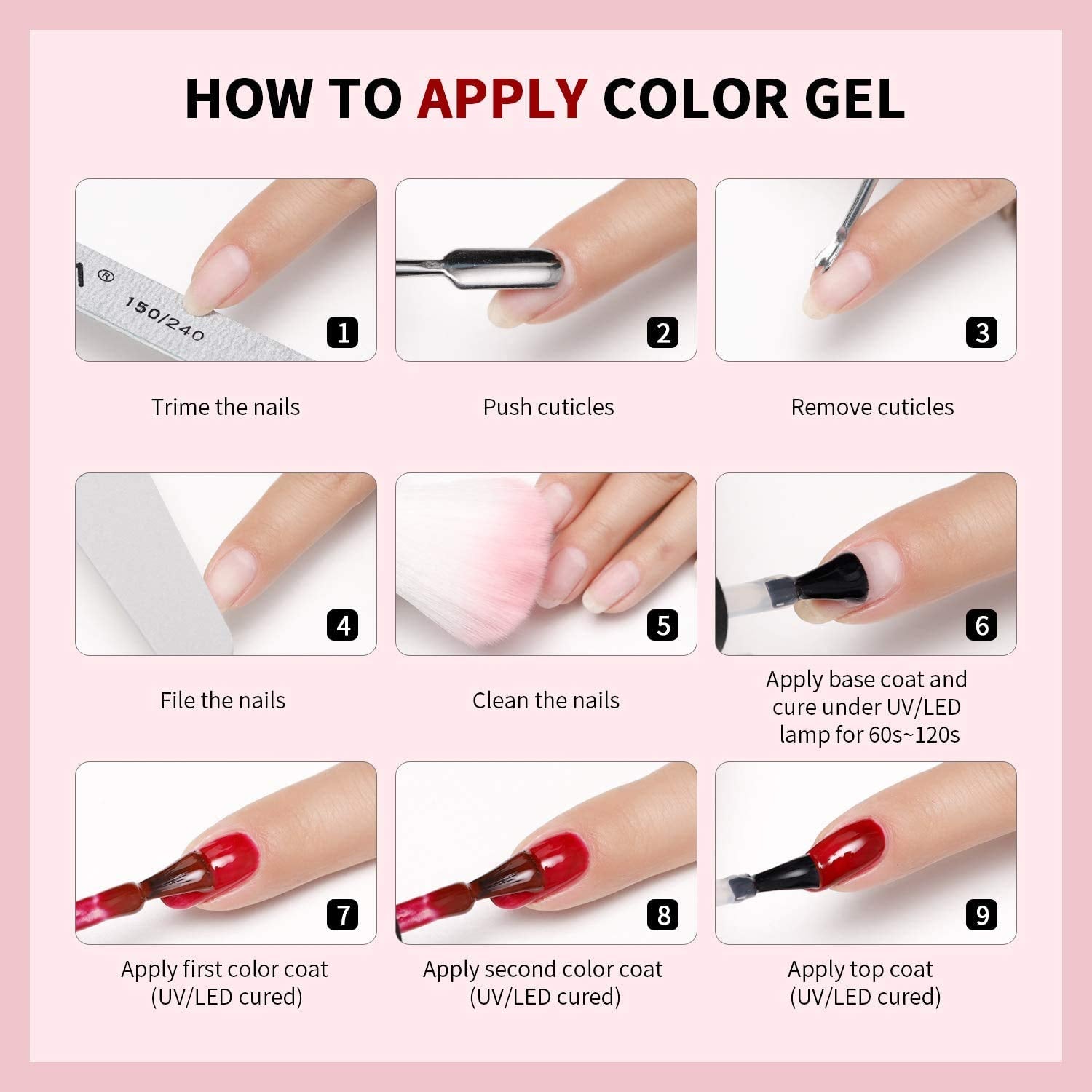 Remy Belle - Nails Gel Polish - Baby Blue 11ml