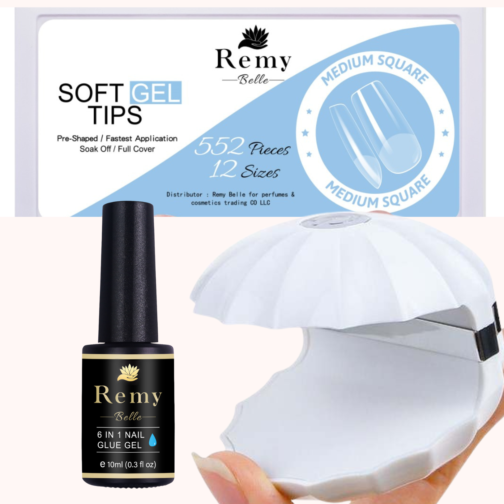 Remy Belle - Мягкие гелевые типсы для ногтей - Набор мягких гелевых типсов 2
