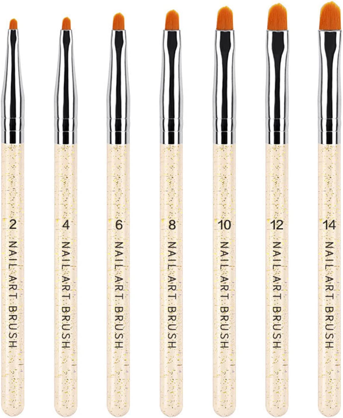 Remy Belle - Аксессуары для ногтей - Набор кистей для ногтей из 7 шт.