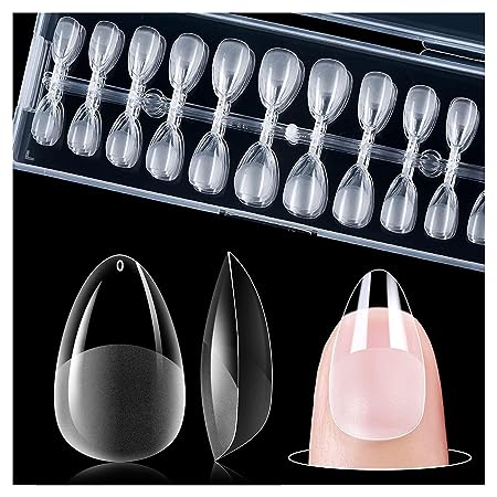 Remy Belle - Мягкие гелевые типсы для ногтей - XS Almond 240 шт. 