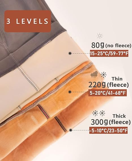 Remy Belle - Fleece Tights - 220g Grey