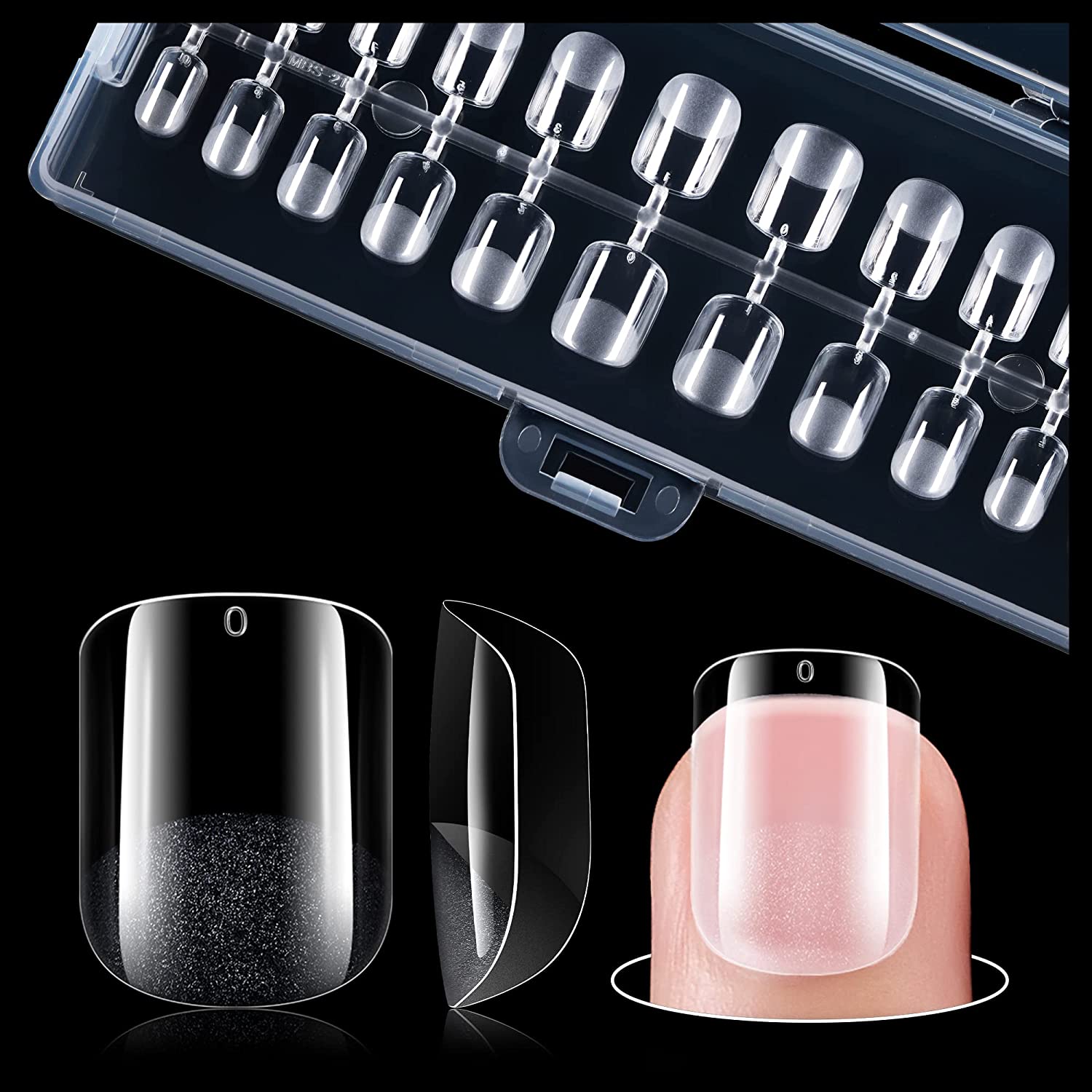 ريمي بيل - أطراف جل أظافر ناعمة - مقاس XS مربع 240 قطعة 