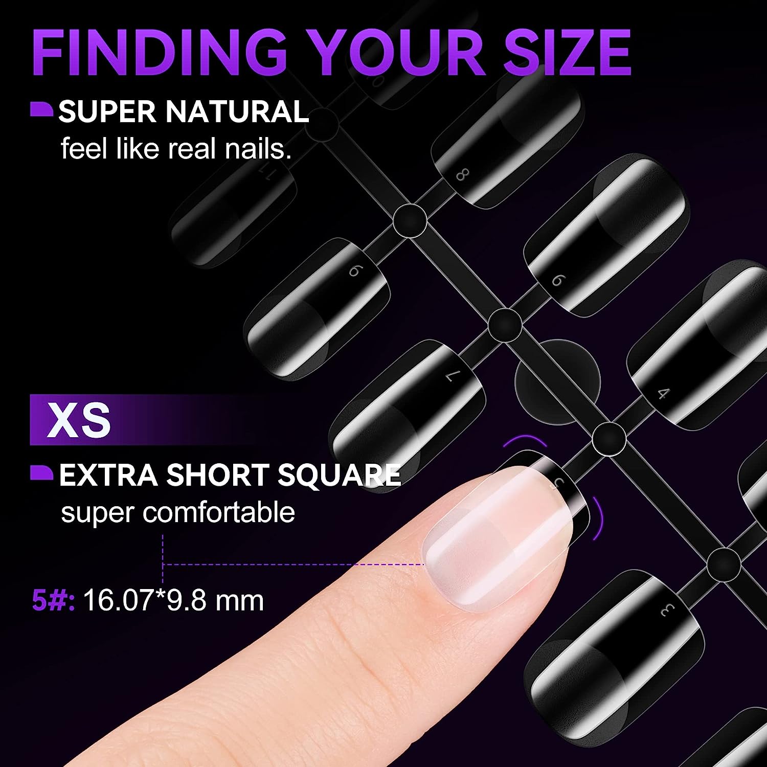 ريمي بيل - أطراف جل أظافر ناعمة - مقاس XS مربع 240 قطعة 