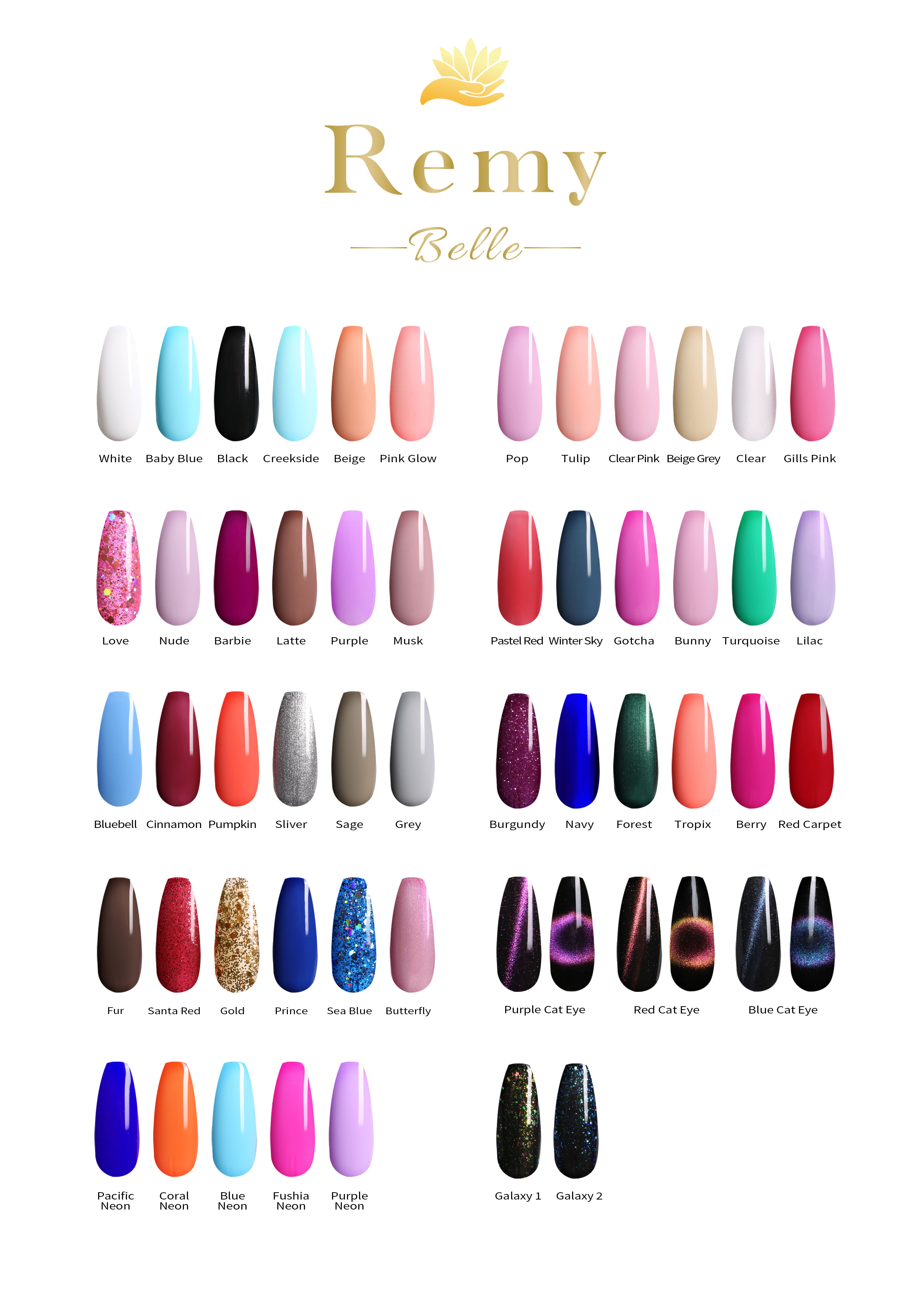 Remy Belle - Гель-лак для ногтей - Gills Pink 11мл 