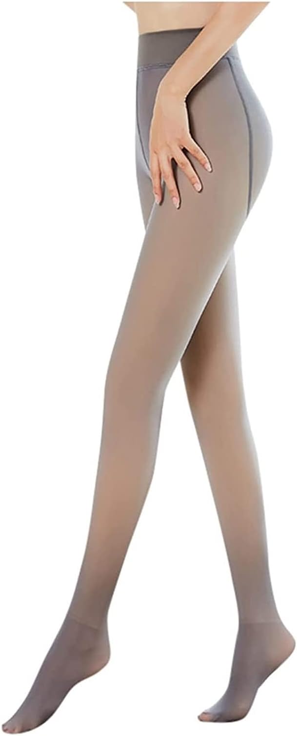 Remy Belle - Fleece Tights - 80g Grey