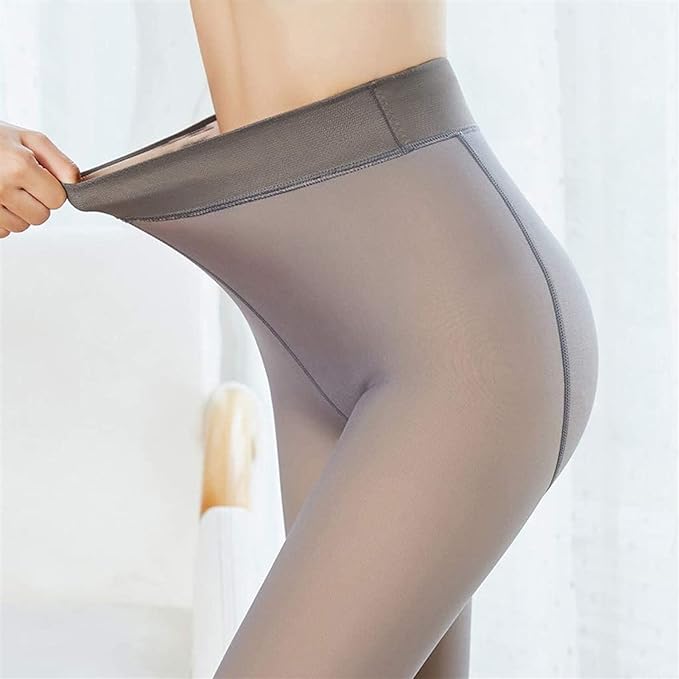 Remy Belle - Fleece Tights - 80g Grey