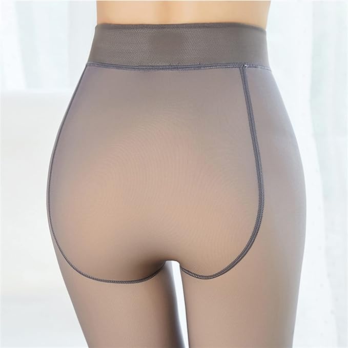 Remy Belle - Fleece Tights - 80g Grey