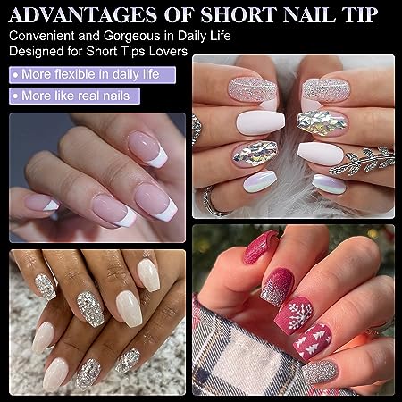 Remy Belle — Мягкие гелевые типсы для ногтей — XS Coffin, 240 шт. 