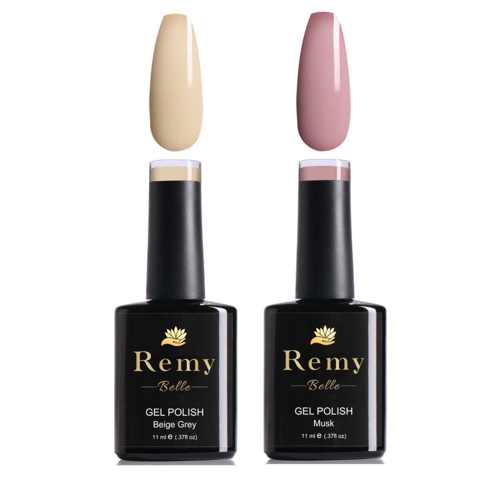 Remy Belle - Nails Gel Polish Kit - Beige Grey & Musk