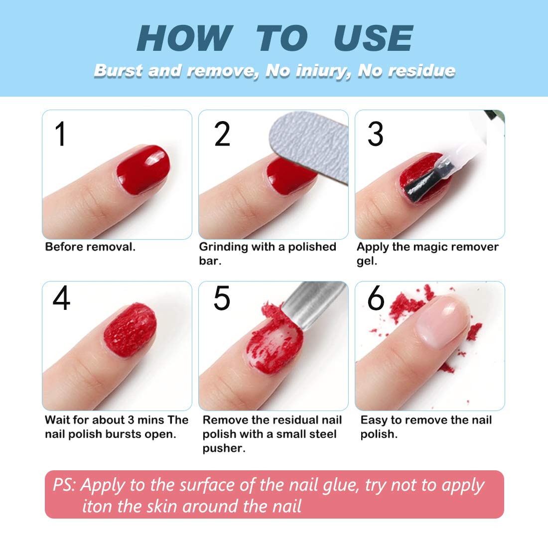 Remy Belle - Nails Gel Polish Accessories - Magical Remover Gel