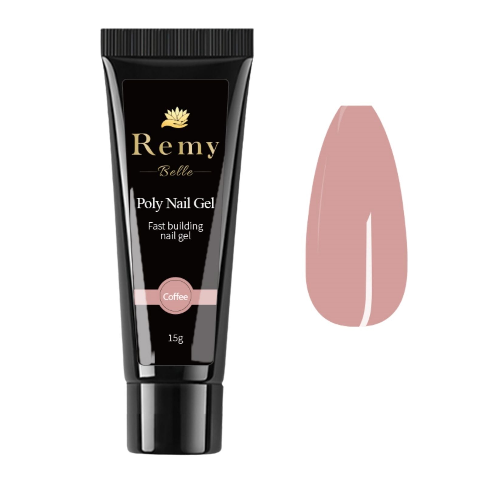 Remy Belle - Полигель для ногтей Single - Кофе 15г 