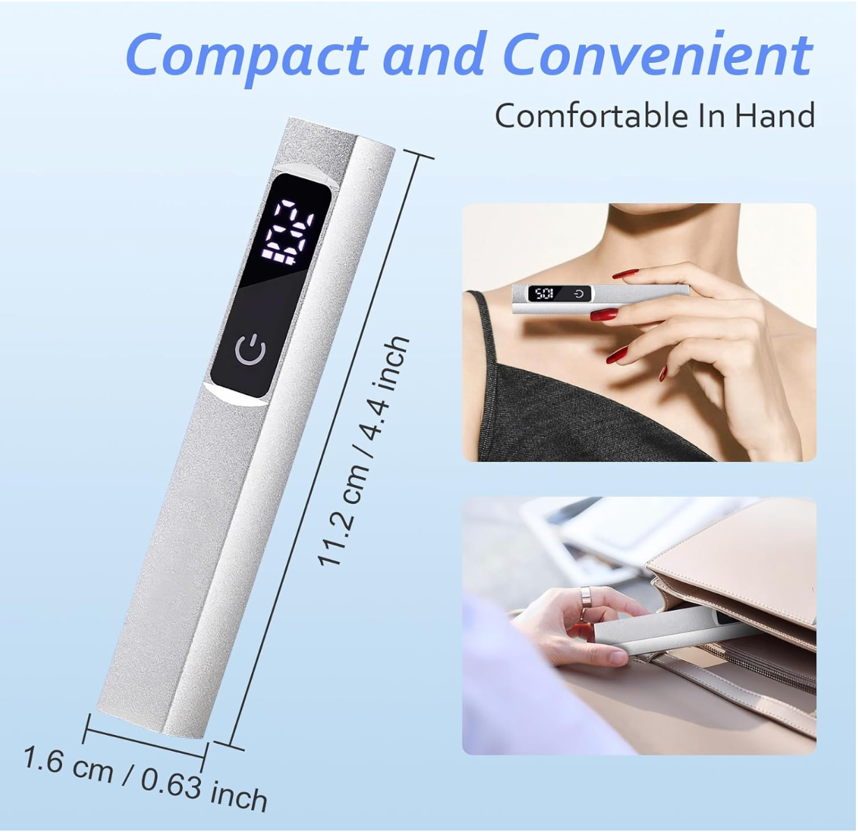 ريمي بيل - إكسسوارات الأظافر - مصباح LED بالأشعة فوق البنفسجية 80 وات 